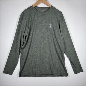 Anetik Performance Shirt Men Medium Green Long Sleeve Madison Valley Ranch UPF30